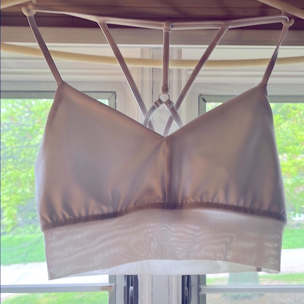 Bra ALO Yoga White Strappy Back